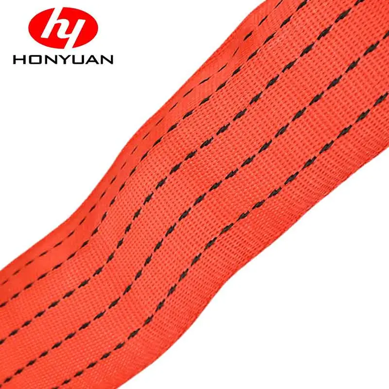 5tons Polyester Endless Round Sling / Flat Eye Webbing Lifting Strap Belt