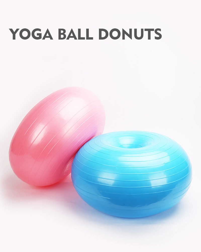 Donut Fitness Ball Yoga &amp; Pilates Ball Thickening Anti-Blast Stability Ball for Yoga