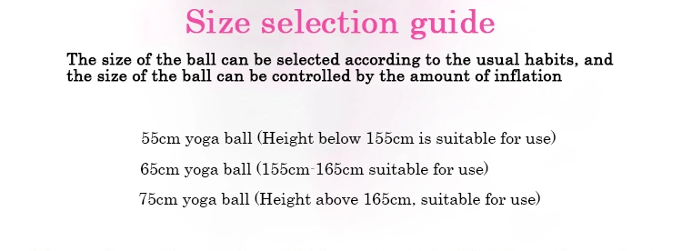 PVC Custom Gym Sports Exercise Fitness 55cm Massage Yoga Ball