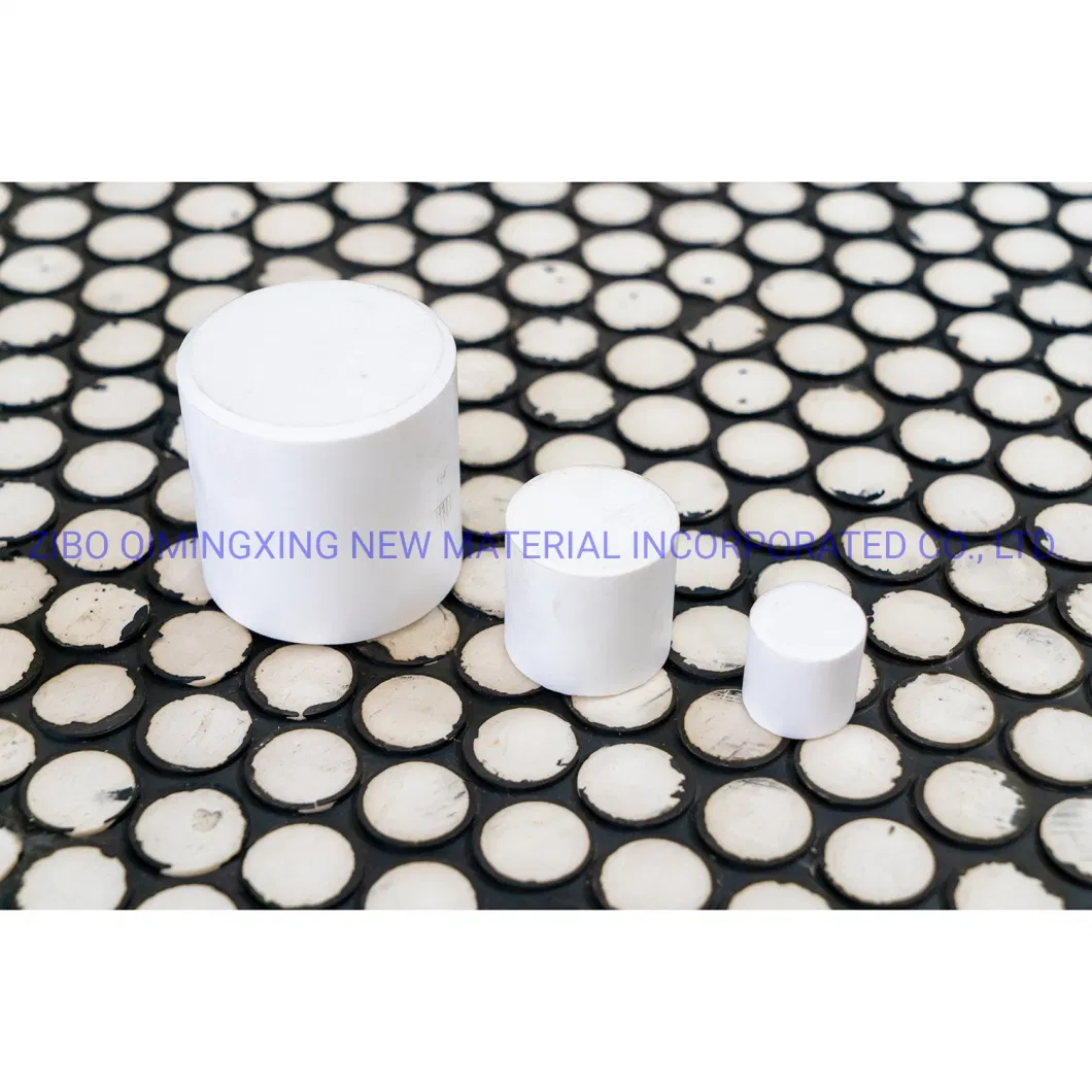 Ceramic-Rubber Composited Plates with Steel Bar with Bolts for Chute Liners