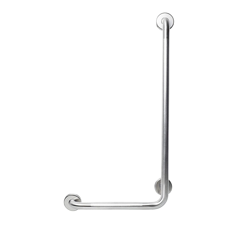 U Shaped Shower Grab Bar with Paper Holder Stainless Steel Grab Bar