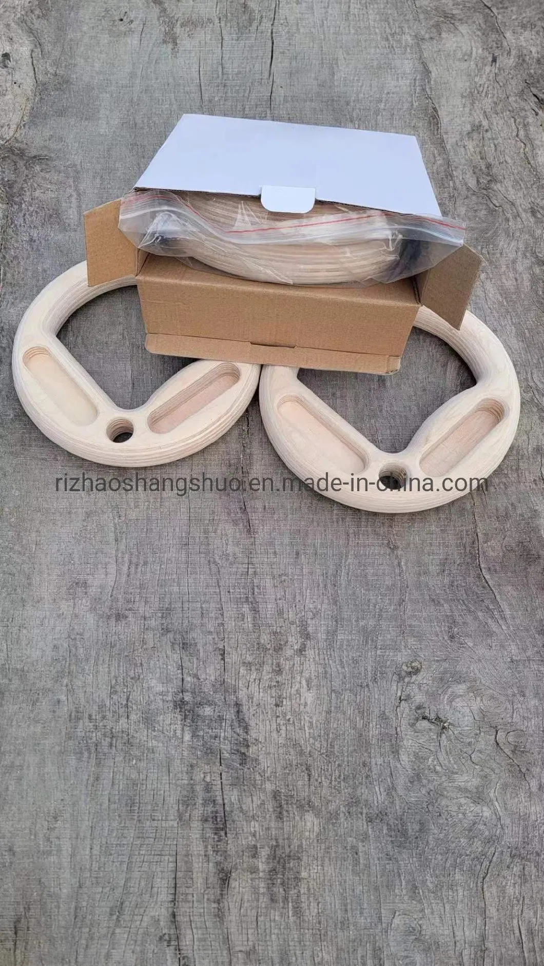 New Style Fitness Wood Gymnastic Rings