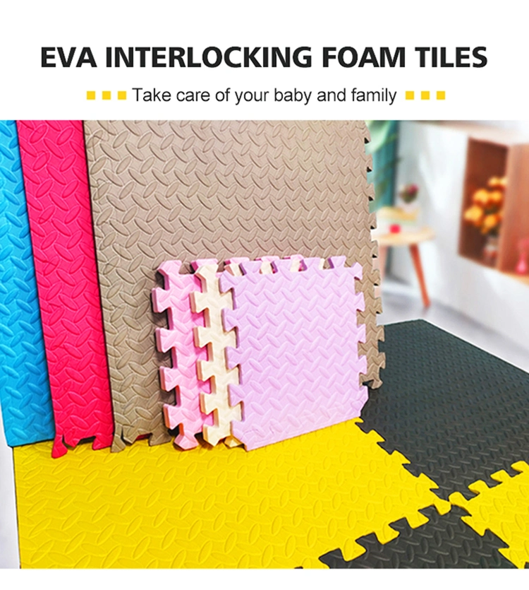 Custom Foam Baby Play Exercise Mat EVA Puzzle Mat Interlocking 2.5 Cm Thick Baby Puzzle Mat Play