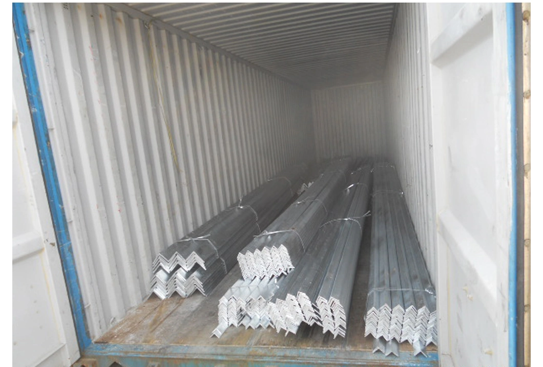 Hot Dipped Galvanized V Shaped Iron Steel Slotted Angle Bar