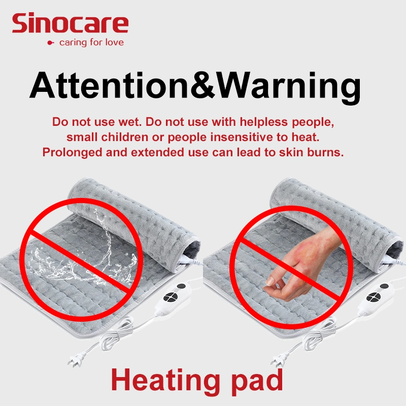 Sinocare Massage Cushion Sun Heat Proof Padded Neck Shoulders and Back Microwave Heating Pad