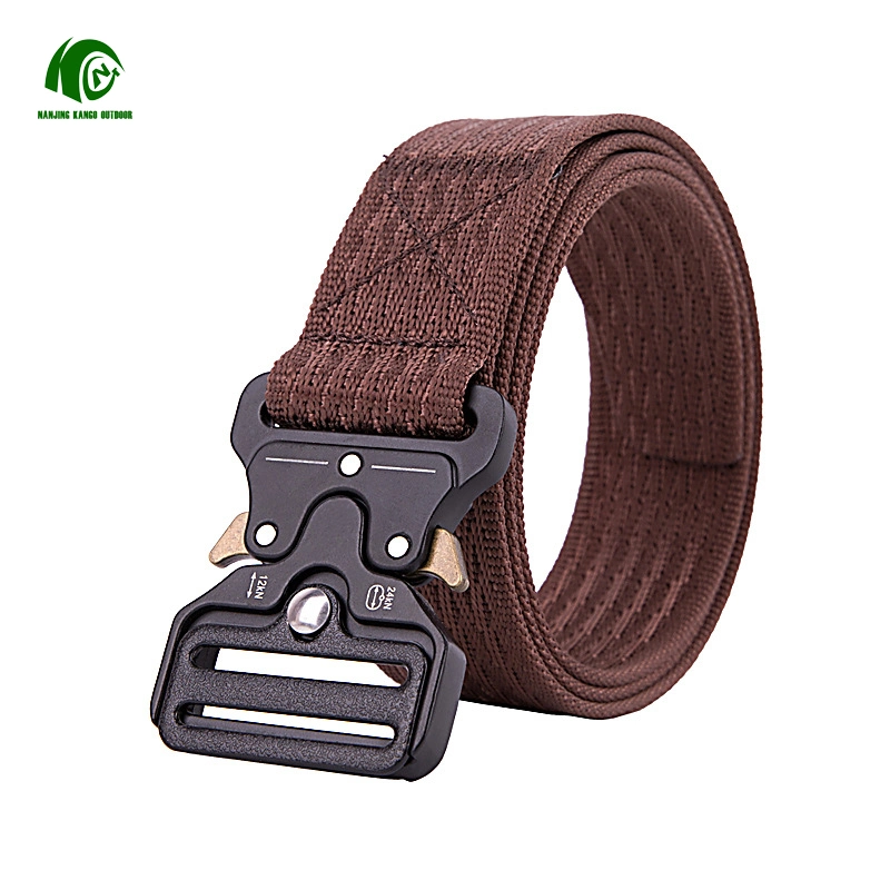 Kango Factory Custom Logo Chain Designer Belts Weight Lifting Tactical Gym for Women Mens Garters Belt Buckle Accessories Bag Police Style Tactical Belt