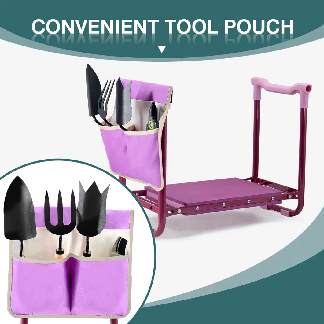 Portable Garden Kneeler Stool - Heavy Duty Garden Bench