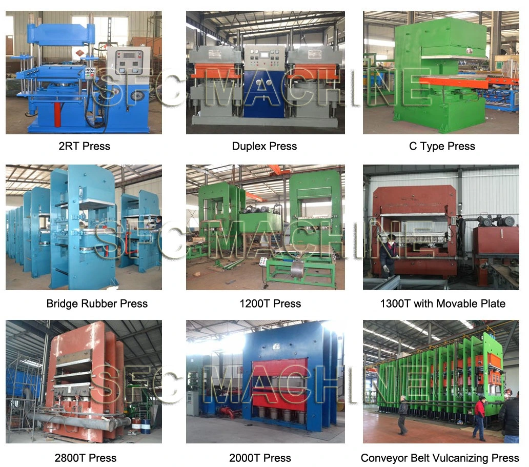 250tons Rubber Dumbbell Vulcanizing Press with Push-Pull Device