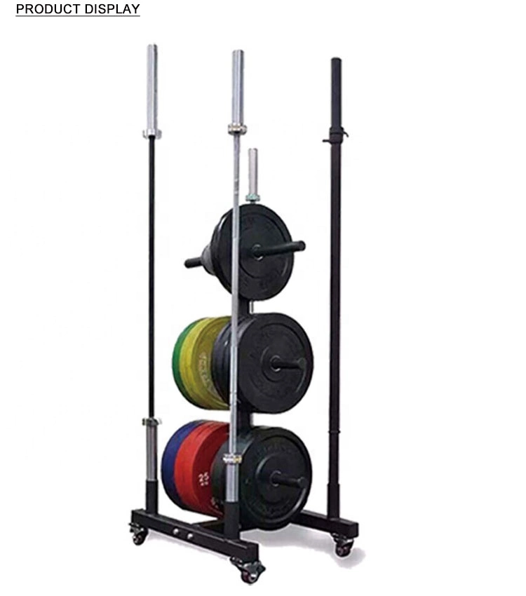 Weight Plate Tree Weight Plate Rack Weights Fitness Equipment Gym Bumper Rubber Plates