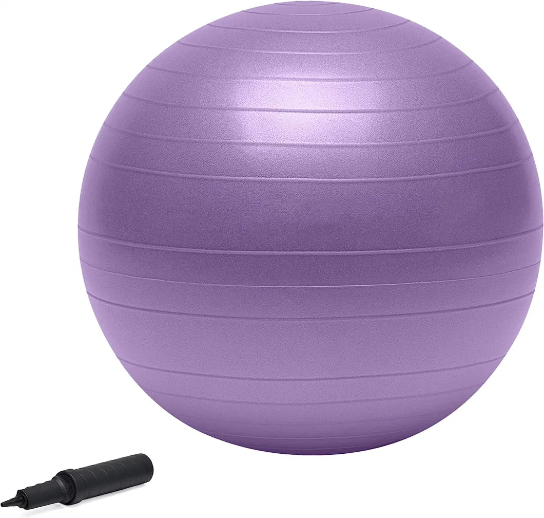 Multiple Color Exercise Fitness Equipment Anti Slip Balance Pilates Yoga Ball