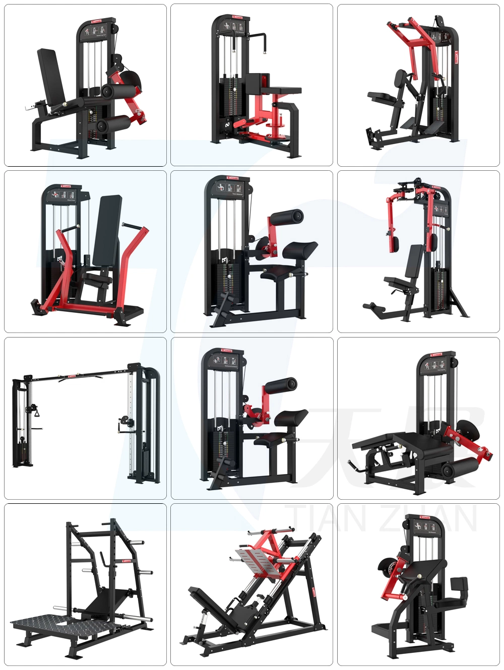 Tz-Gc5011 Modern Commercial Body Building Triceps Extension Machine Strength Gym Equipment