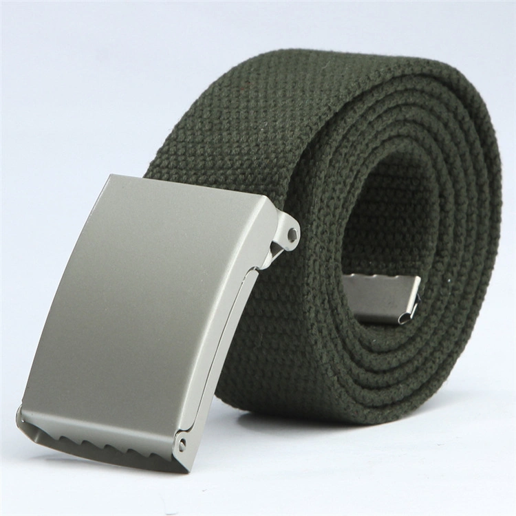 New Combat Canvas Duty Tactical Sport Belt Adjustable Outdoor Hook Loop Waistband Gym Belt