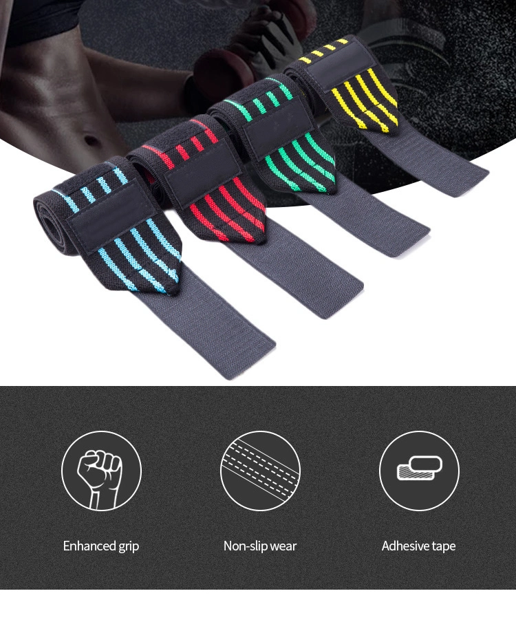 Weightlifting Gym Weight Lifting Straps Fitness Training Wrist Wraps Padded Hand Bands