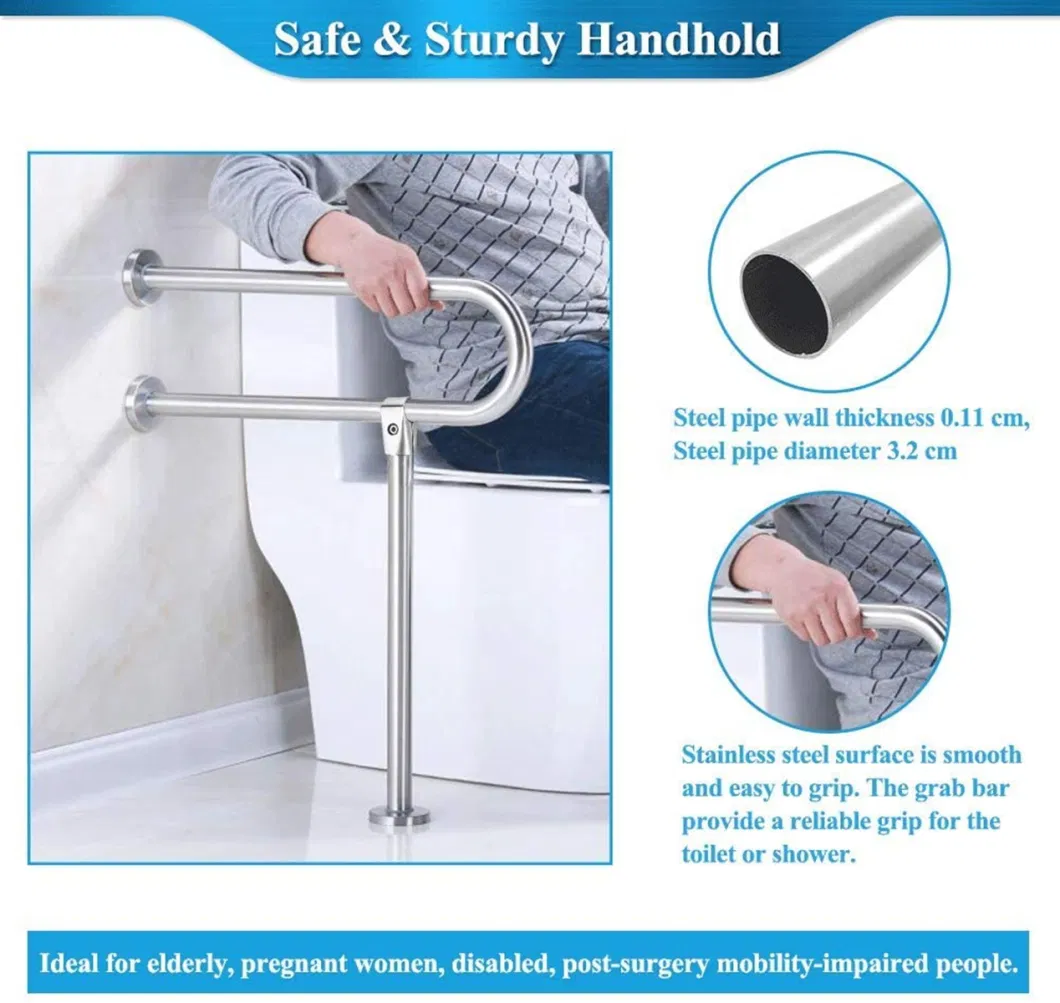 Stainless Steel 304 T-Shaped Bathroom Grab Bar