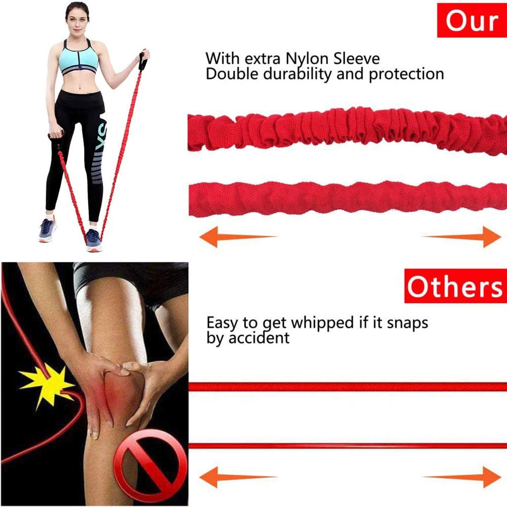 Toning Tube Resistance Bands with Attached Handles