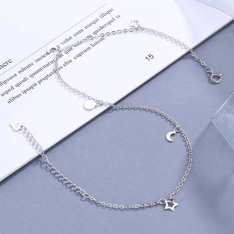 Custom Charm Bracelet Women 925 Sterling Silver Bracelet Anklet