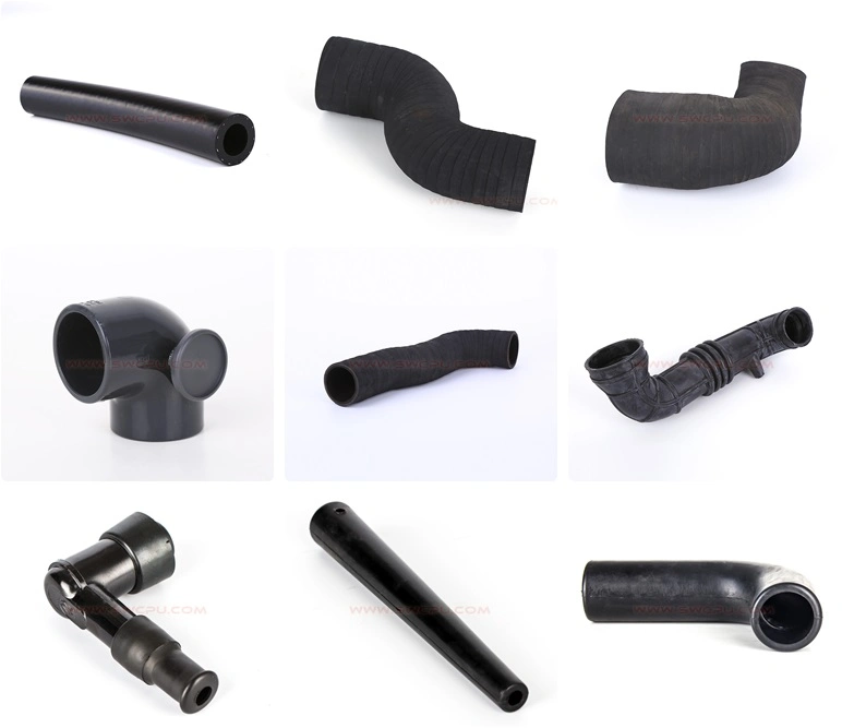 Heat Resistance Silicone Rubber PU Covered Sleeves / Tubes with Glass Fiber