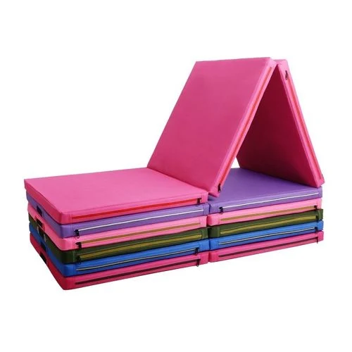 Physical Training Exercise Colored Gymnastic Mat Exercise Folding Mats