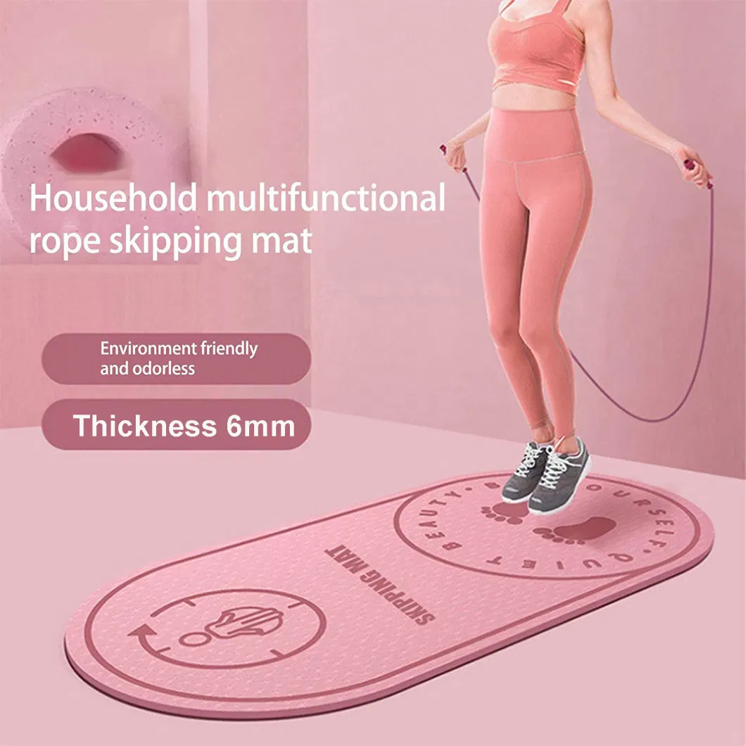 Premium Extra Thick Skipping Mat, Jump Rope Gym Exercise Mat
