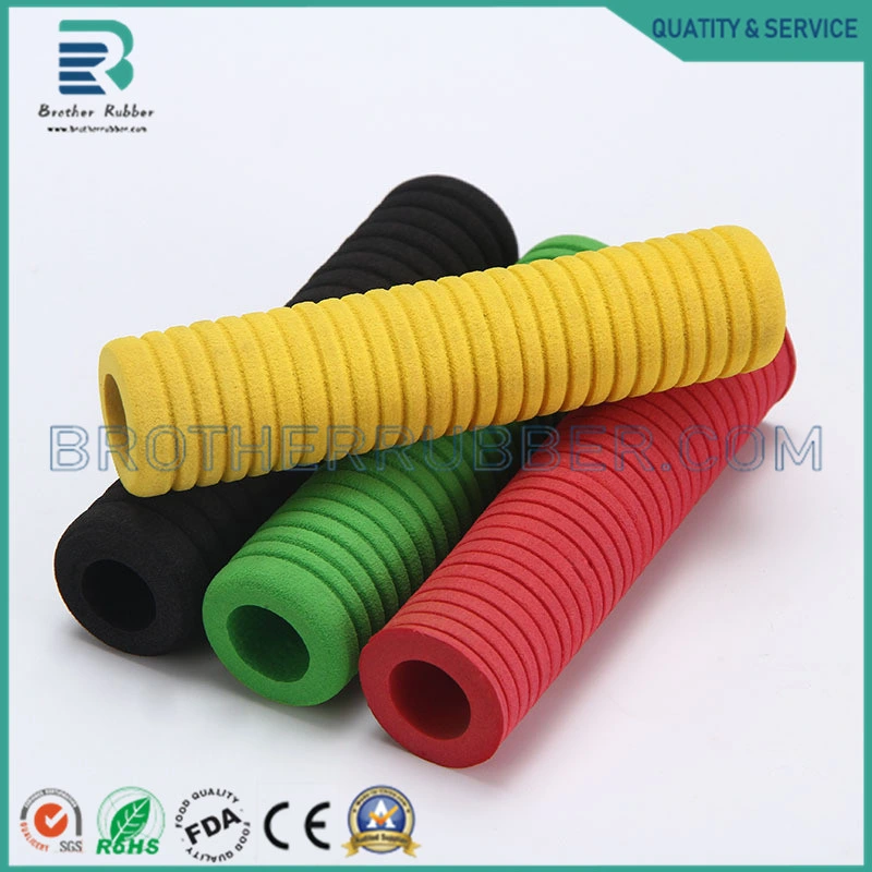 Customized Neoprene NBR Rubber Foam Handle Grip for Gym Equipments