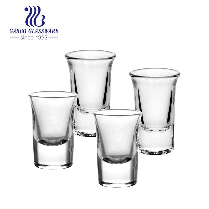 Stock Shot Glass Mix Container Custom Print Small Wine Tumbler Cup Glassware Small Shooter Glasses