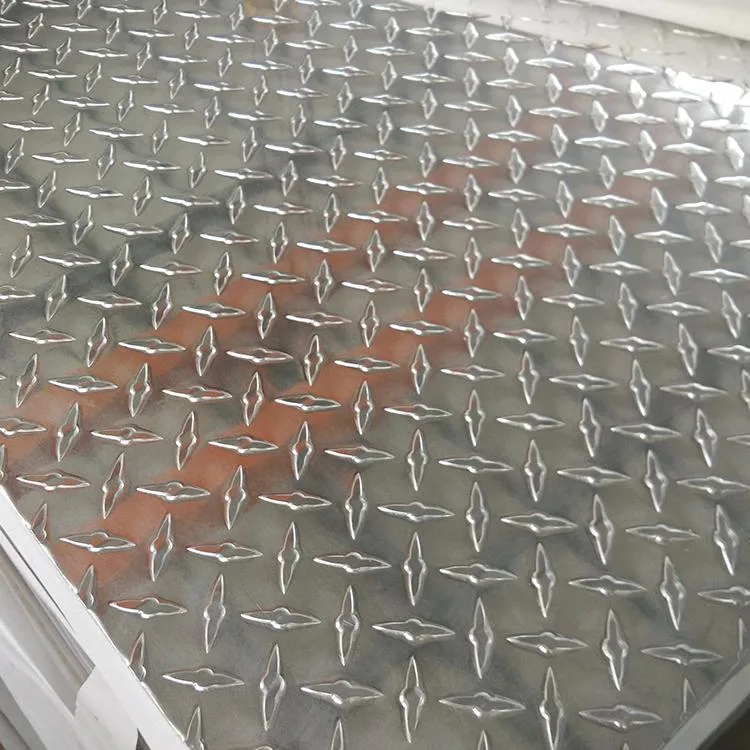 Factory Aluminum Orange Peel Sheet Embossed Checkered Plate for Building Materials