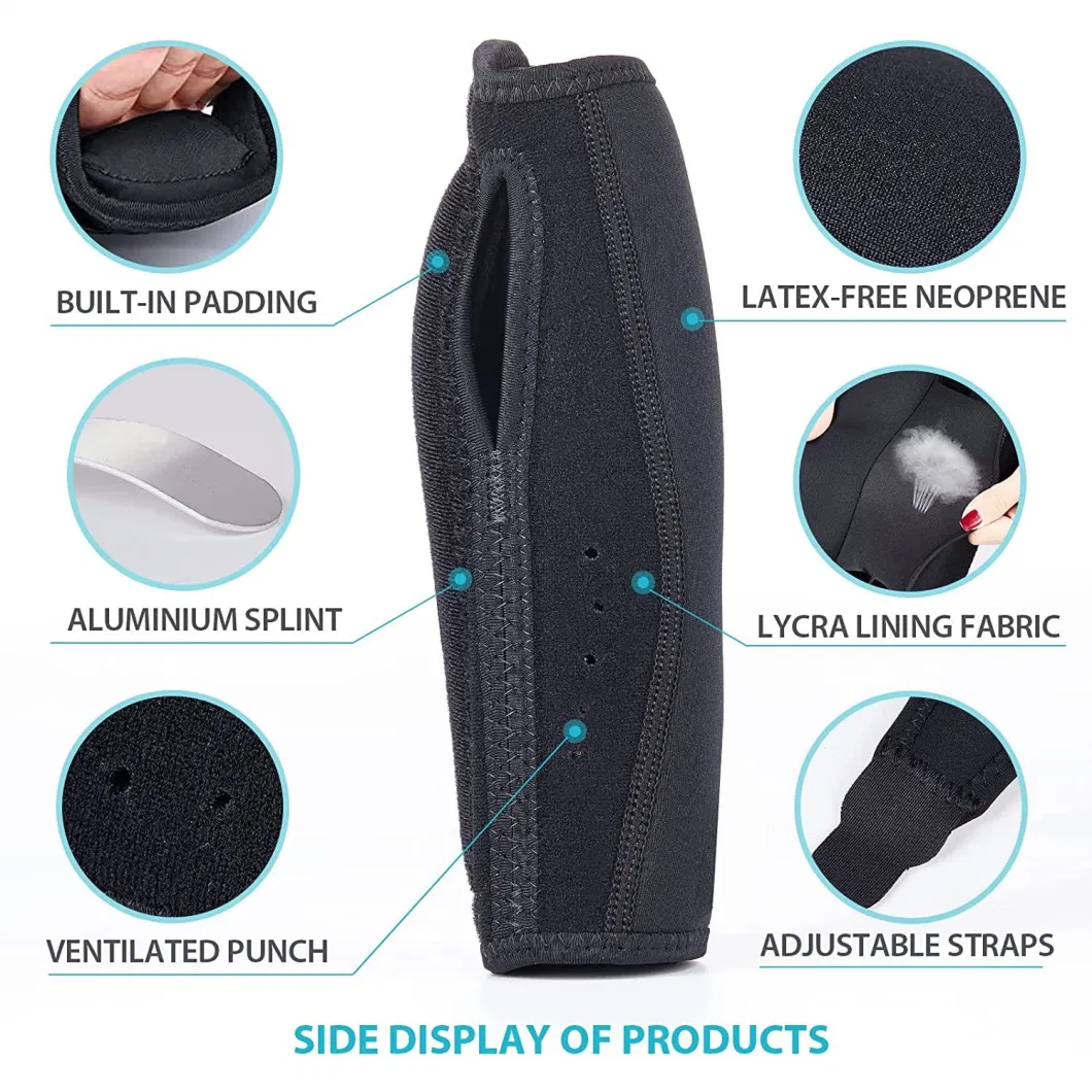 One Size Adjustable Comfortable Neoprene Wrist Hand Splint Brace Support