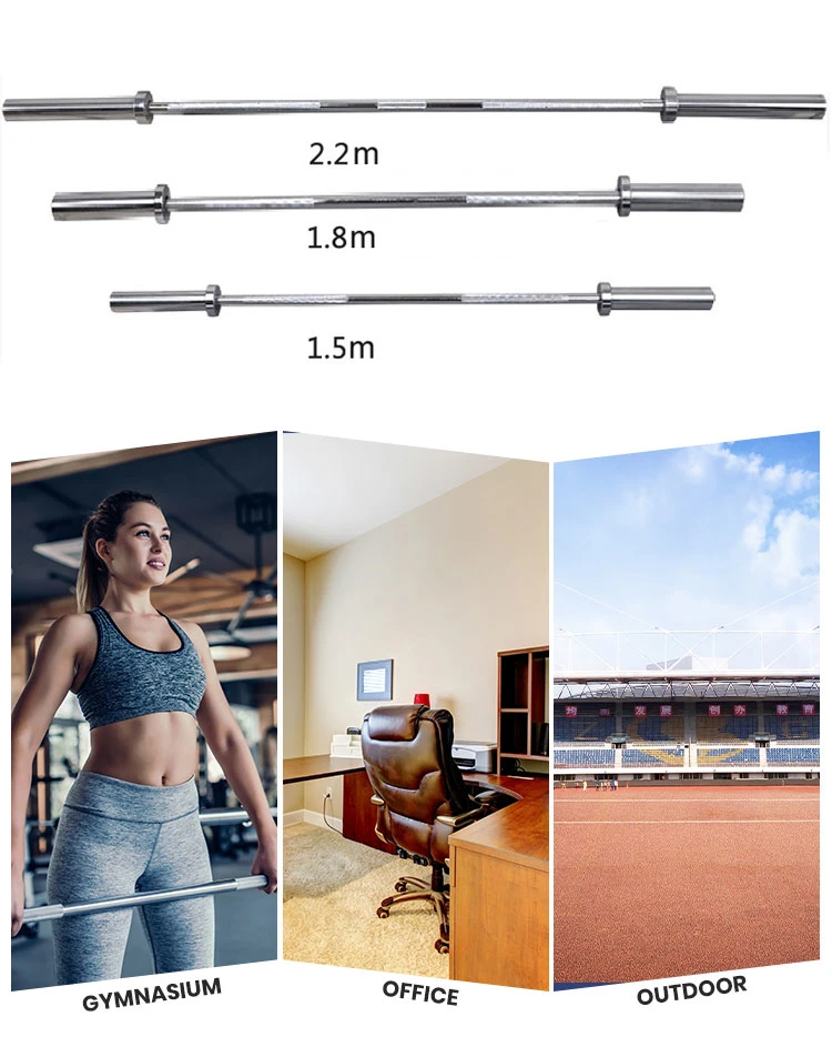 Gym Equipment Ob47 Straight Bar Barbell Bars Custom Logo Push up Pull up Bar Ob47 Ez Straight 1.2m Barbell Bars