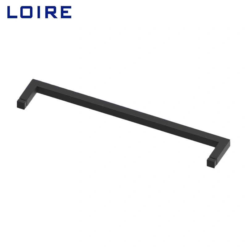 Single Side Matt Black Towel Bars Pull Handles for Frameless Glass Door (L-2854)