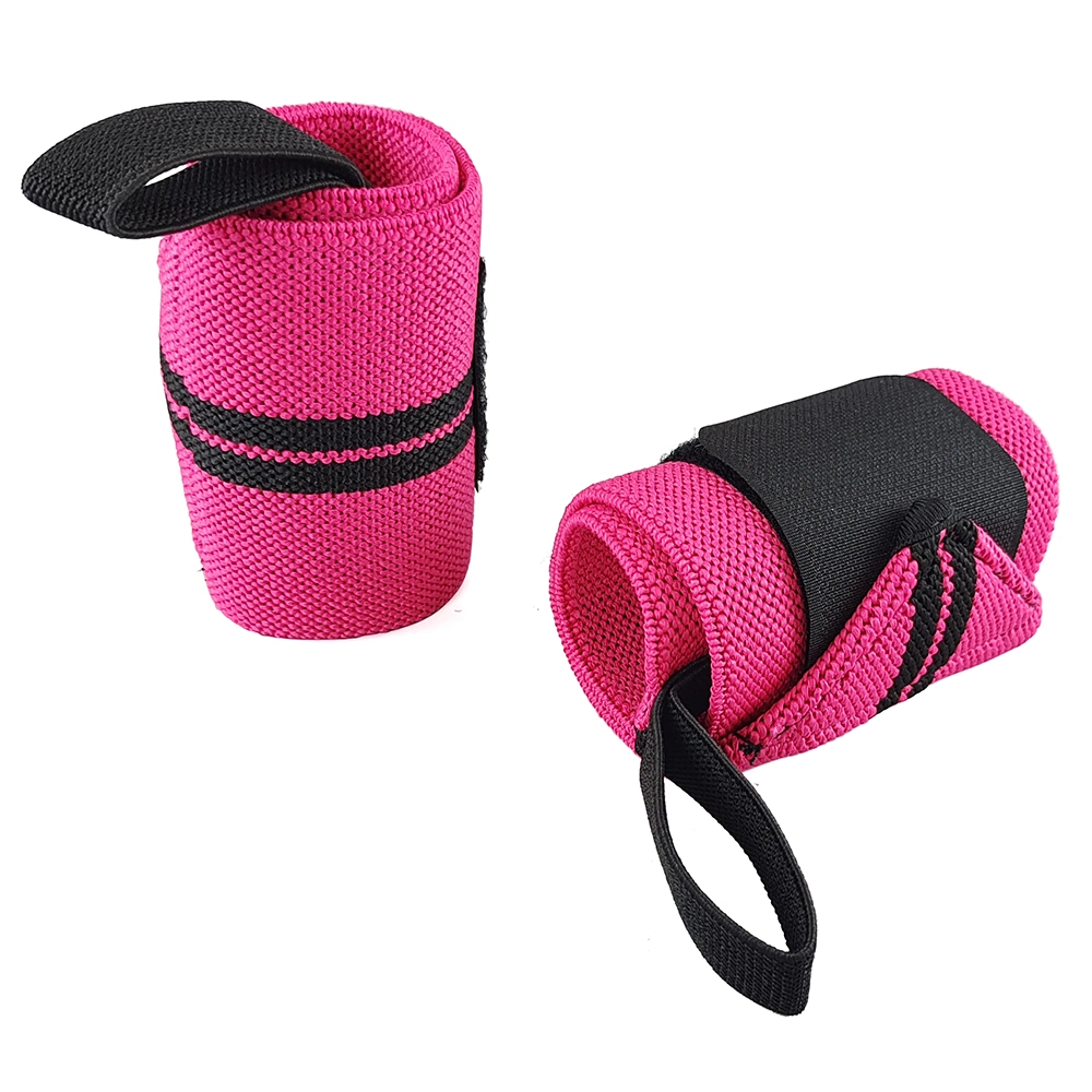 Strength Wrist Wraps Fabric Bands for Weight Lifting, Heavy Duty Lifting Wrist Wraps Support Brace with Thumb Loop