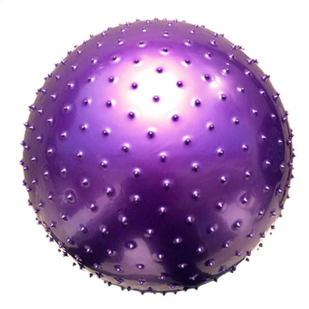 PVC Yoga Ball Massage Exercise Ball Manufacturer PVC 55cm Yoga Ball Anti-Burst with Pump PVC Massage Gym Ball for Pilates