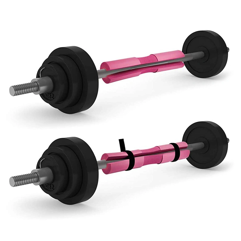 Gym Weightlifting Barbell Squat Pad with Strap