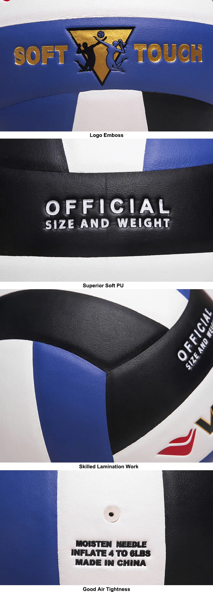 Best Sale Classic Custom Made Bulk Volleyball Ball