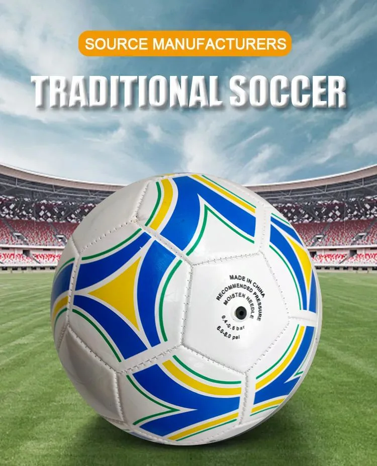 32 Panels PVC Sports Promotional Soccer Ball