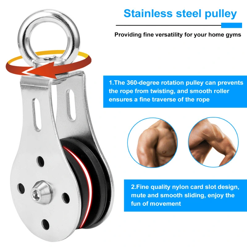 Portable Arm Machine Pulley Cable Fitness Exercise Training Equipment Wbb13307