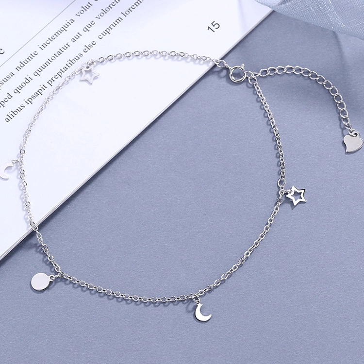 Custom Charm Bracelet Women 925 Sterling Silver Bracelet Anklet