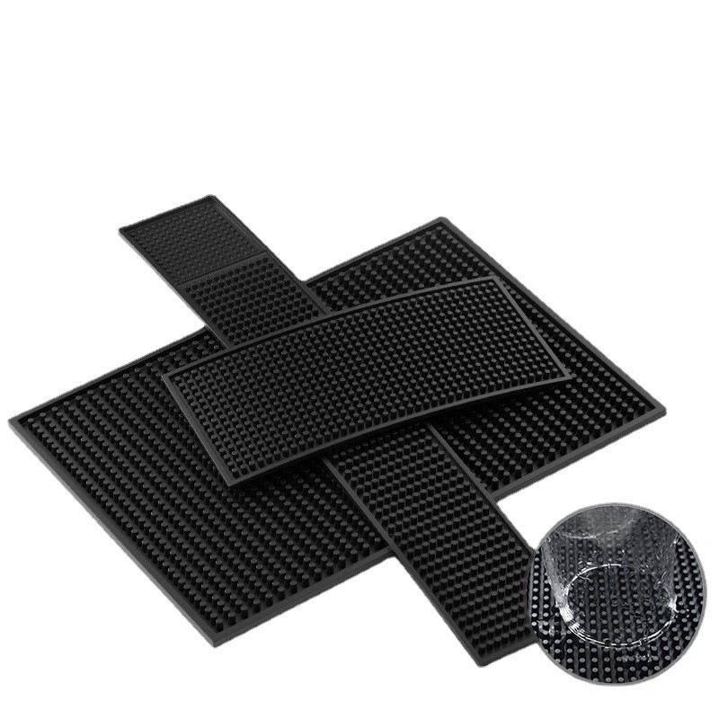 Custom Various Shapes PVC Table Mat for Drinks Bar Non-Slip Cup Coaster