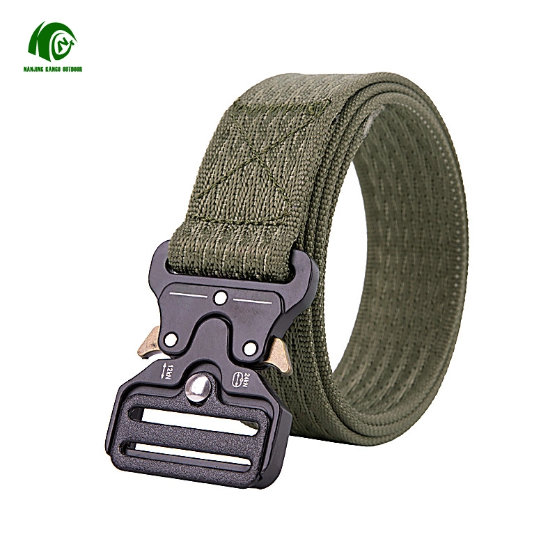 Kango Factory Custom Logo Chain Designer Belts Weight Lifting Tactical Gym for Women Mens Garters Belt Buckle Accessories Bag Police Style Tactical Belt
