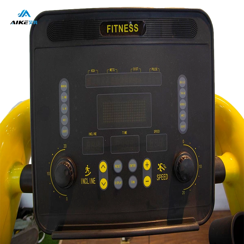 Commercial Gym Treadmill Electric Shock Absorption Silent Wide Running Belt Multi-Function Button Fitness Training Equipment