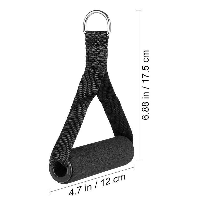 Foam Replacement Black Yoga Exercise Gym Exercise Strength Band Resistance Band Handle