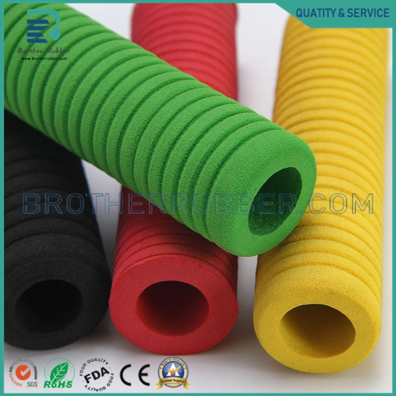 Customized Neoprene NBR Rubber Foam Handle Grip for Gym Equipments