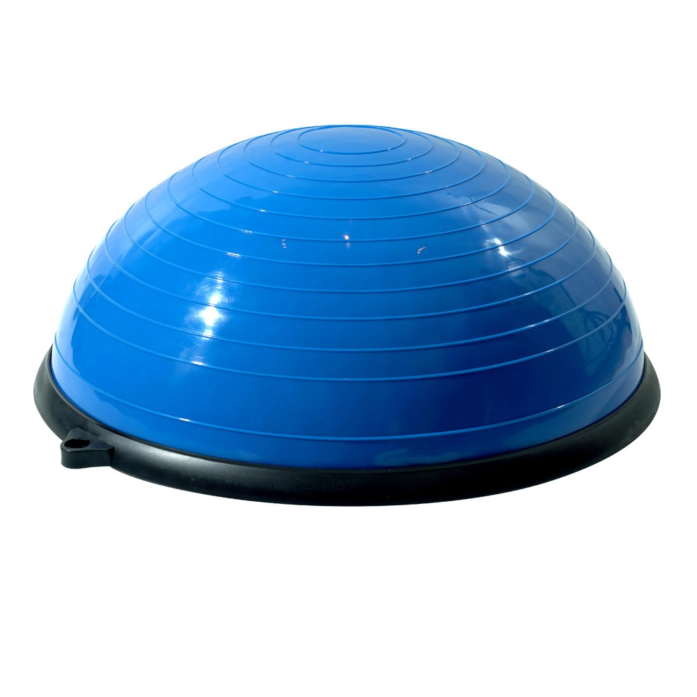 Customized 58cm Explosion Proof Thickened Fitness Half Pilates Balance Bosuing Yoga Ball