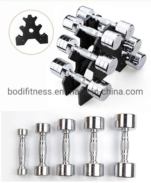 Wholesale Electroplating Dumbbell Gym Dumbbell Electroplating Chrome Dumbbell