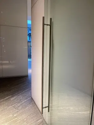  Sportello in acciaio inox personalizzato e maniglia a strappo per porte in vetro Raccordo per vetro (GPH-013)