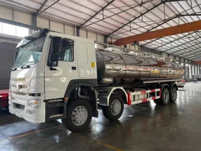  Sinotuk per impieghi pesanti HOWO Tx 20 cbm per alimenti Grand, isolato in acciaio inox Camion con serbatoio del latte fresco sfusi