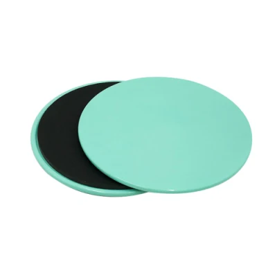  Dischi scorrevoli in legno con anima in PVC in plastica in acciaio liscio piastra scorrevole Per Fitness Yoga Balance Body Building
