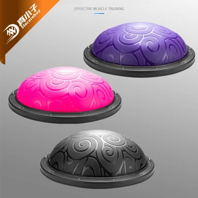  Hot Selling non-Slip Balance Trainer Bosuing palla da esercizio emisfero PVC Palla mezzo Massaggio palla yoga