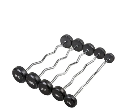  Barra in acciaio dritta con peso a campana fisso Factory OEM Gym con Pesi della CPU Barbells