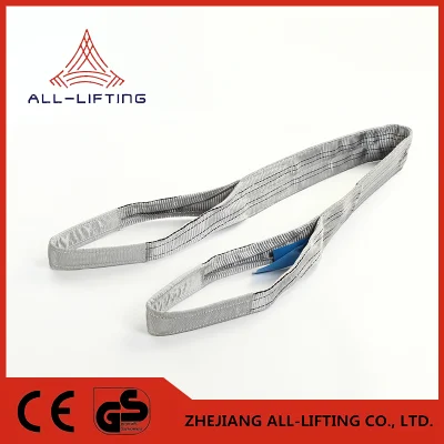  4t Eye-Eye in poliestere tessuto piano duplex industriale sollevamento nastro Cinghia