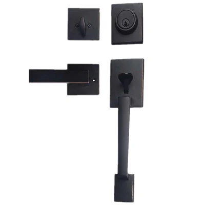  Cilindro singolo con leva maniglia sportello (Per porta d&prime;ingresso e porta anteriore) Reversibile per set di maniglie con catenaccio destrorso e sinistrorso